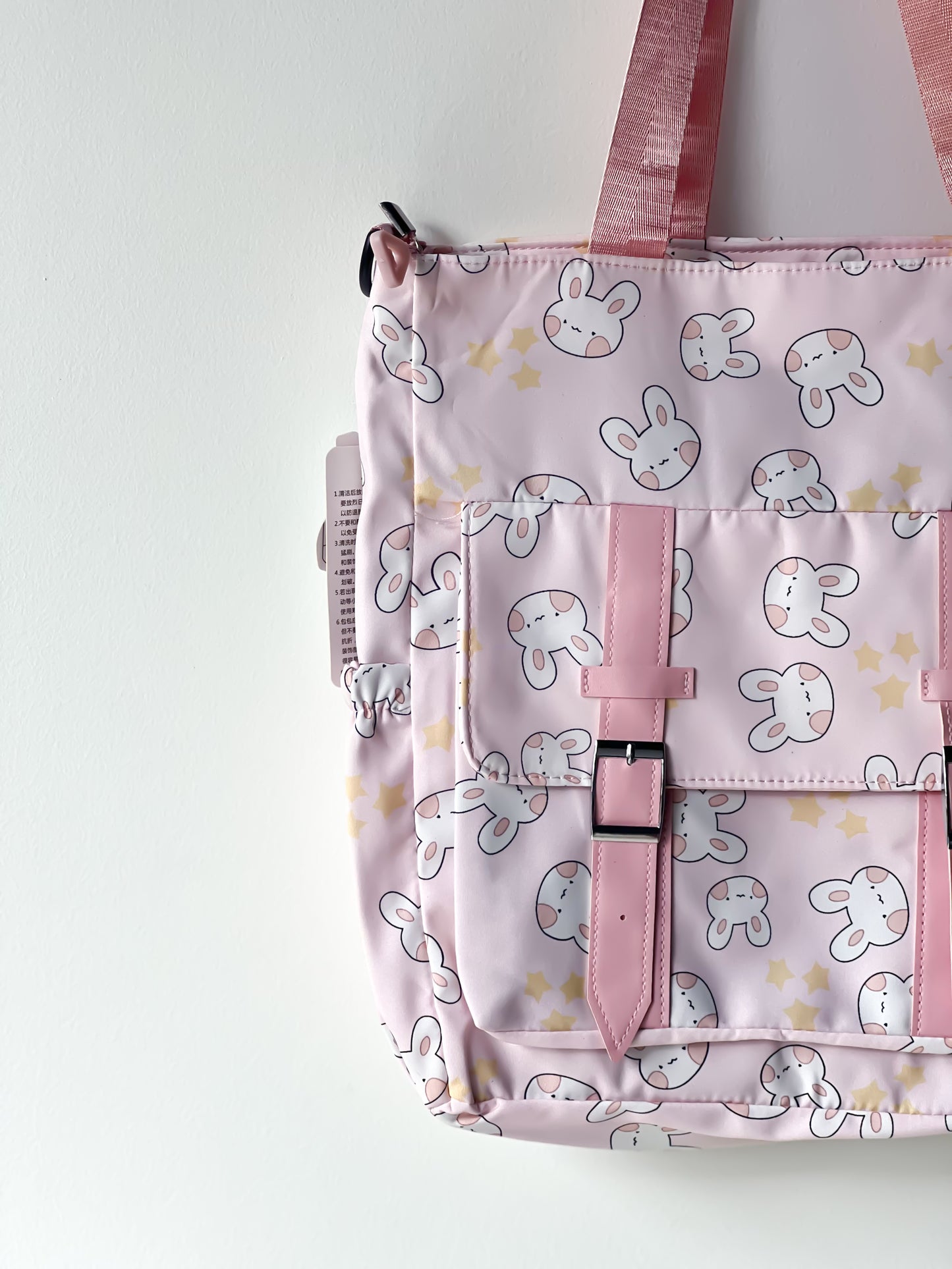 Printed Pink Tote