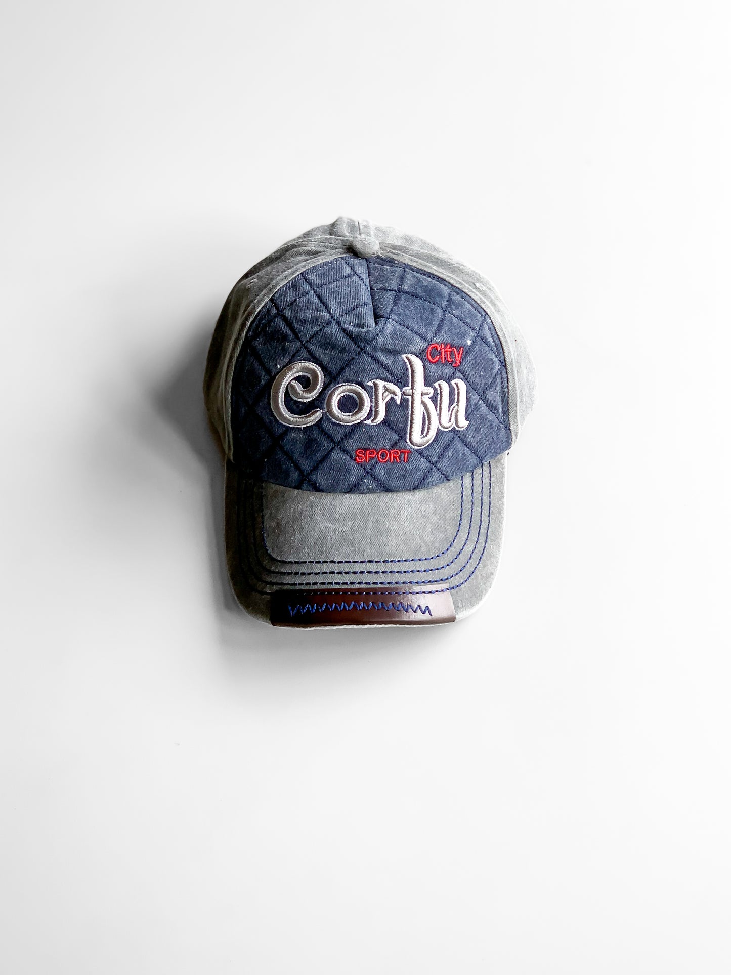 Corfu Olive Denim Cap