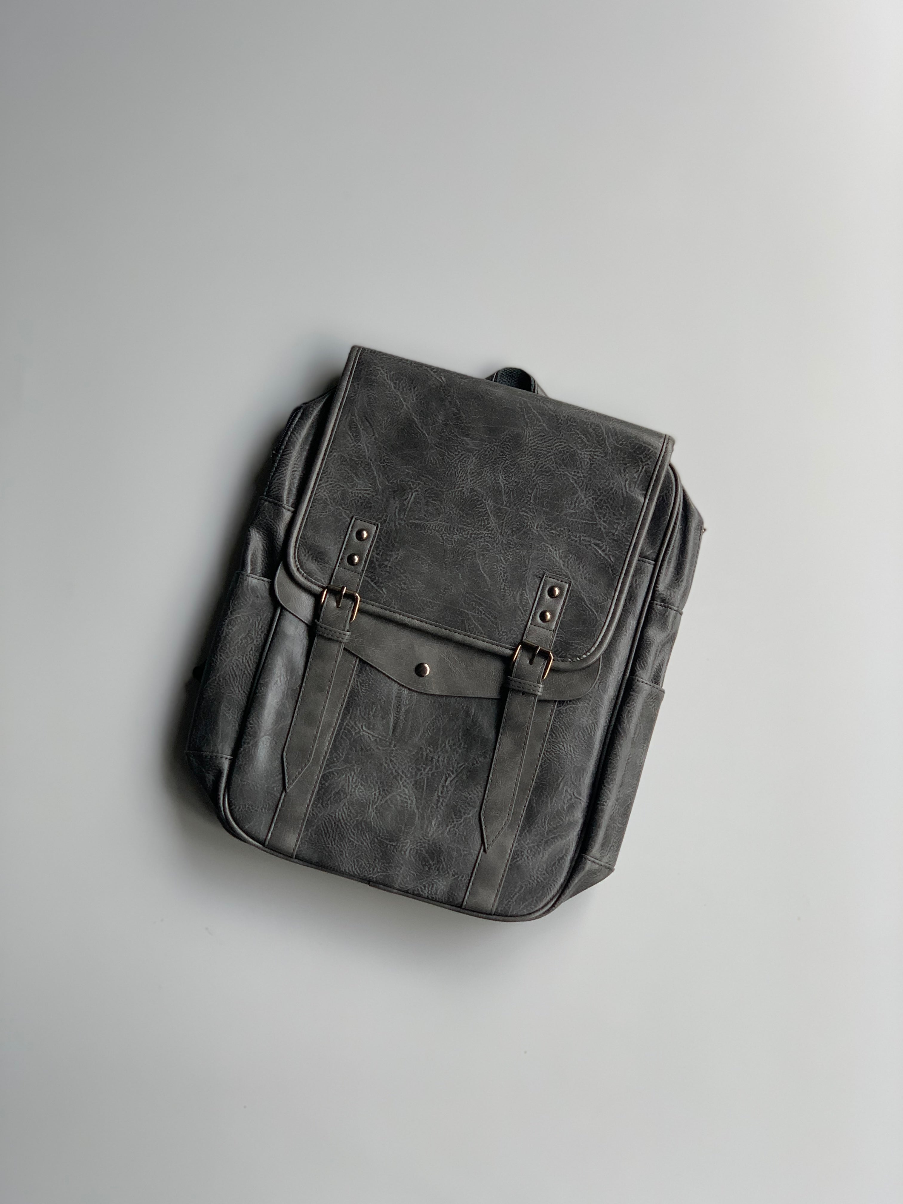Leather imp backpack
