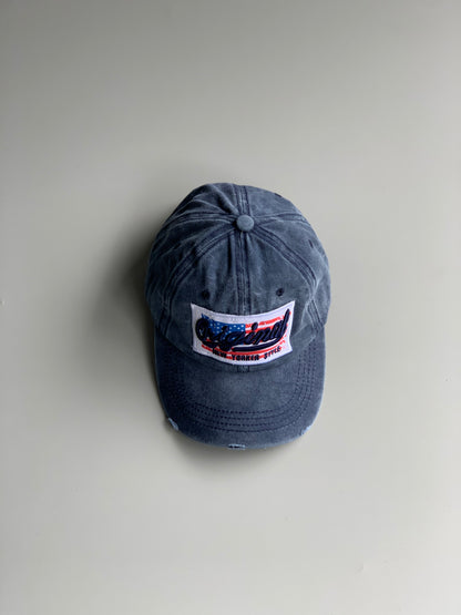 american  denim cap
