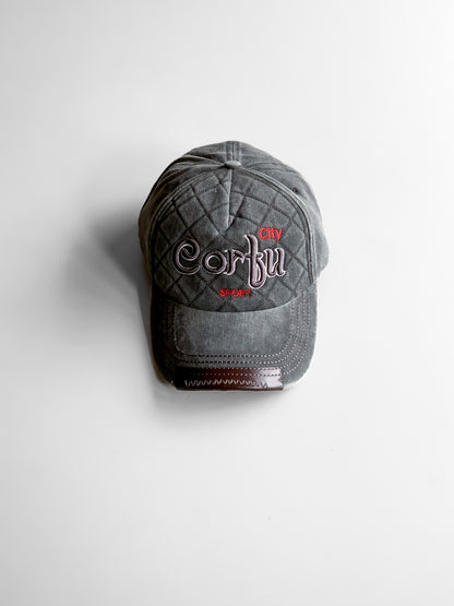 Corfu Olive Denim Cap