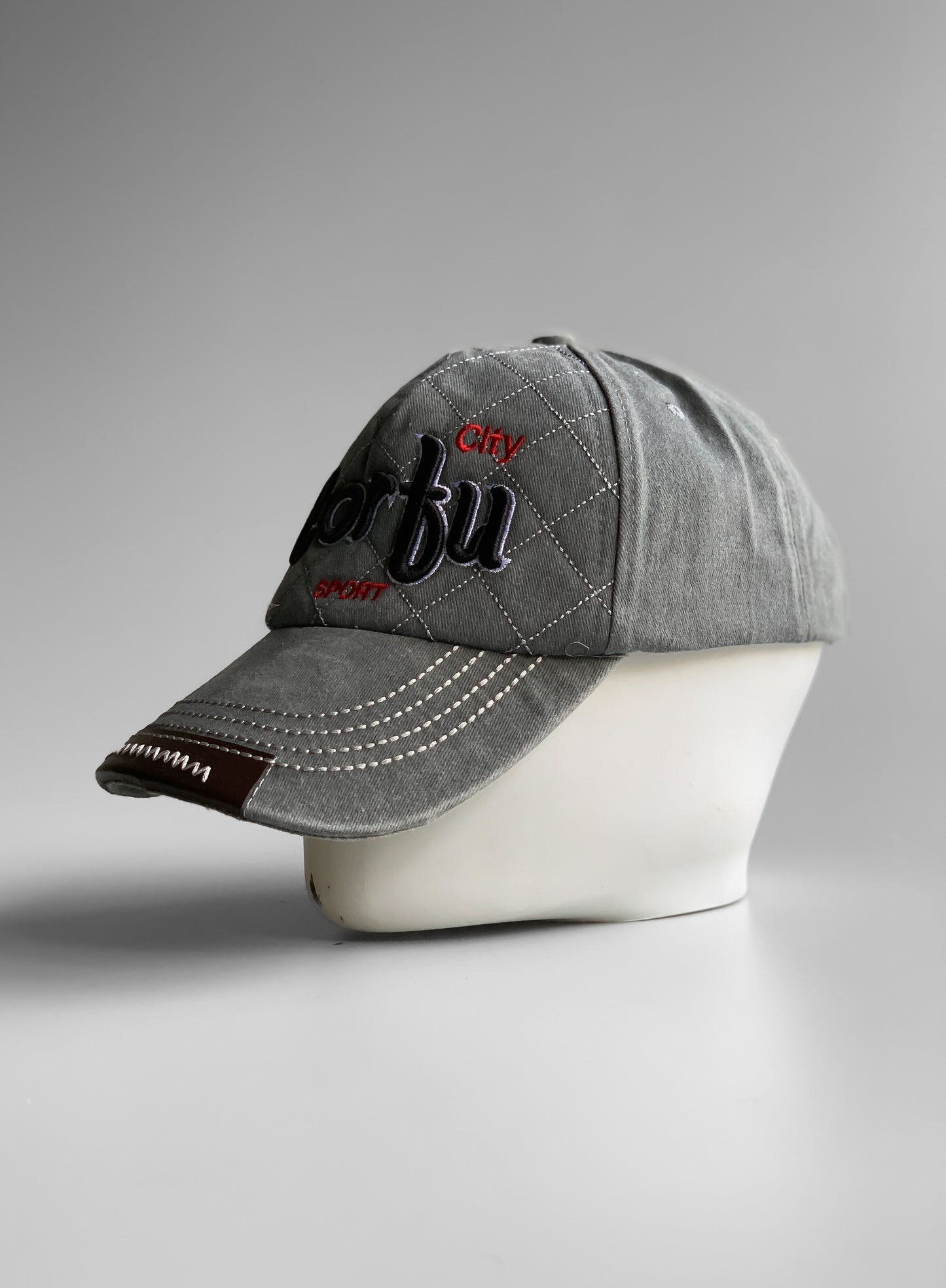 Corfu Olive Denim Cap