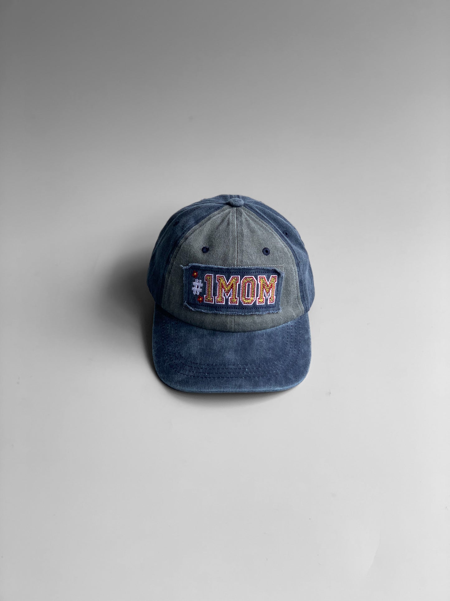 1 MOM denim cap