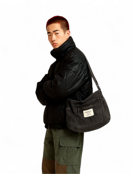 SEASCN-12 Denim Messenger