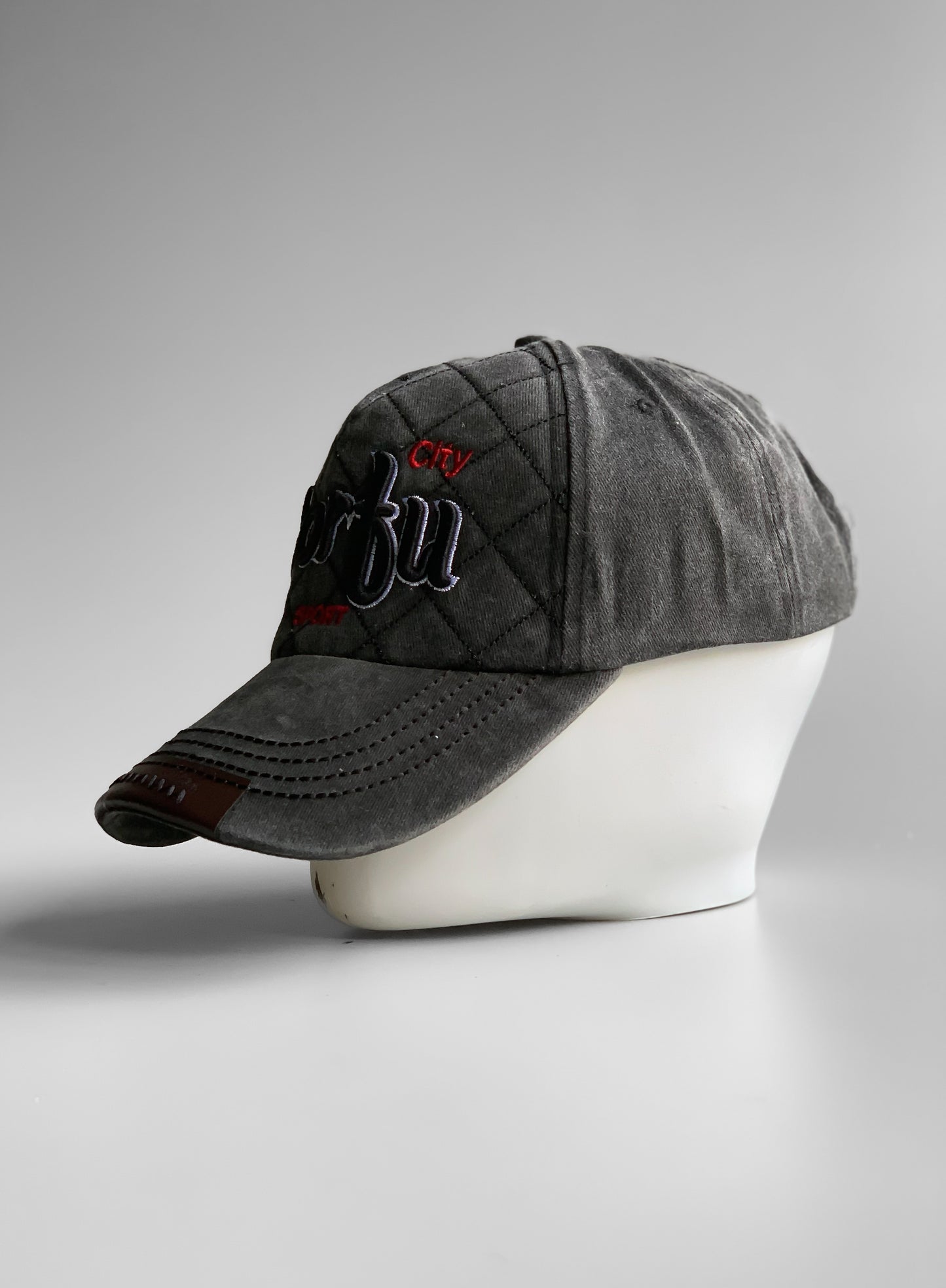 Corfu Olive Denim Cap