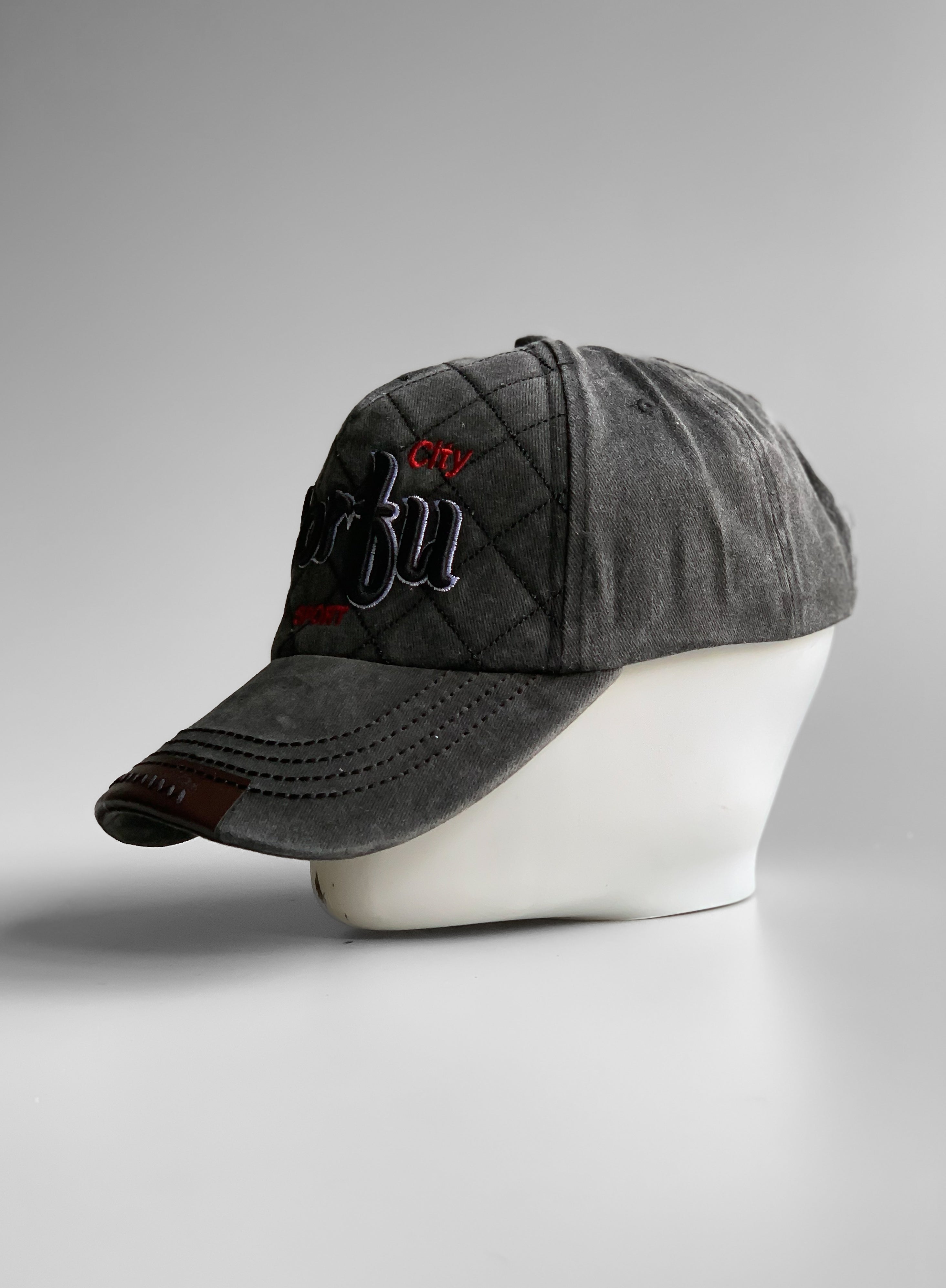 Corfu Olive Denim Cap