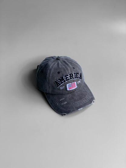 AMERICA EST denim cap