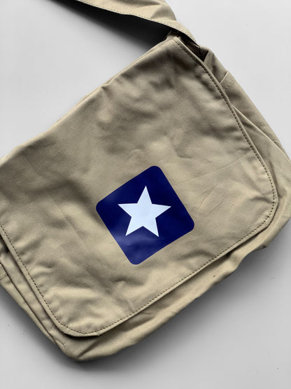 canvas star messenger bag