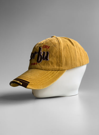 Corfu Olive Denim Cap