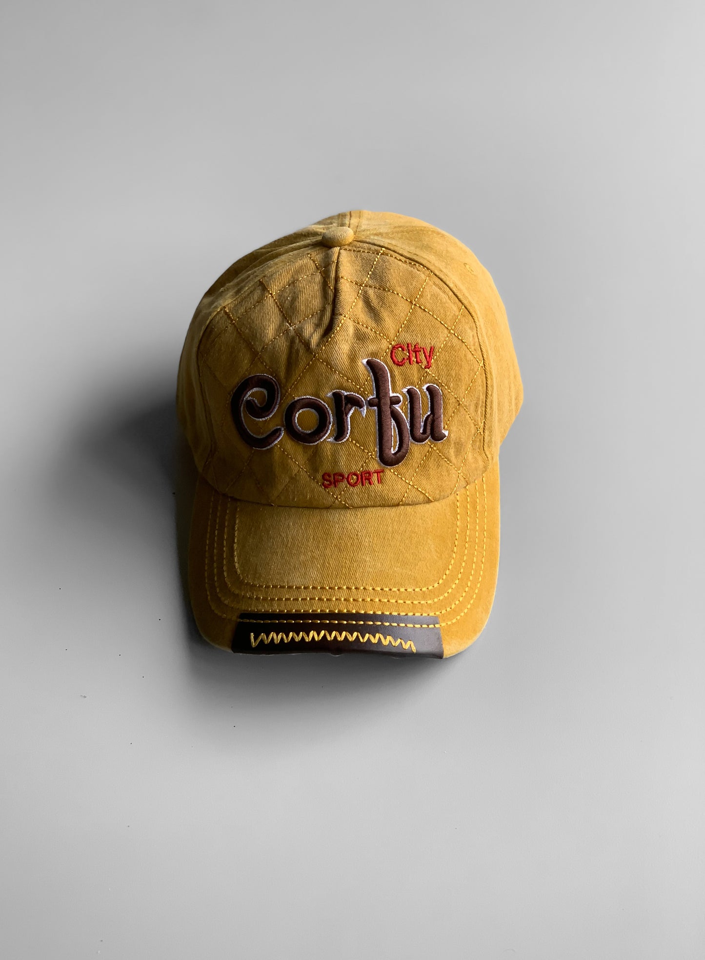 Corfu Olive Denim Cap