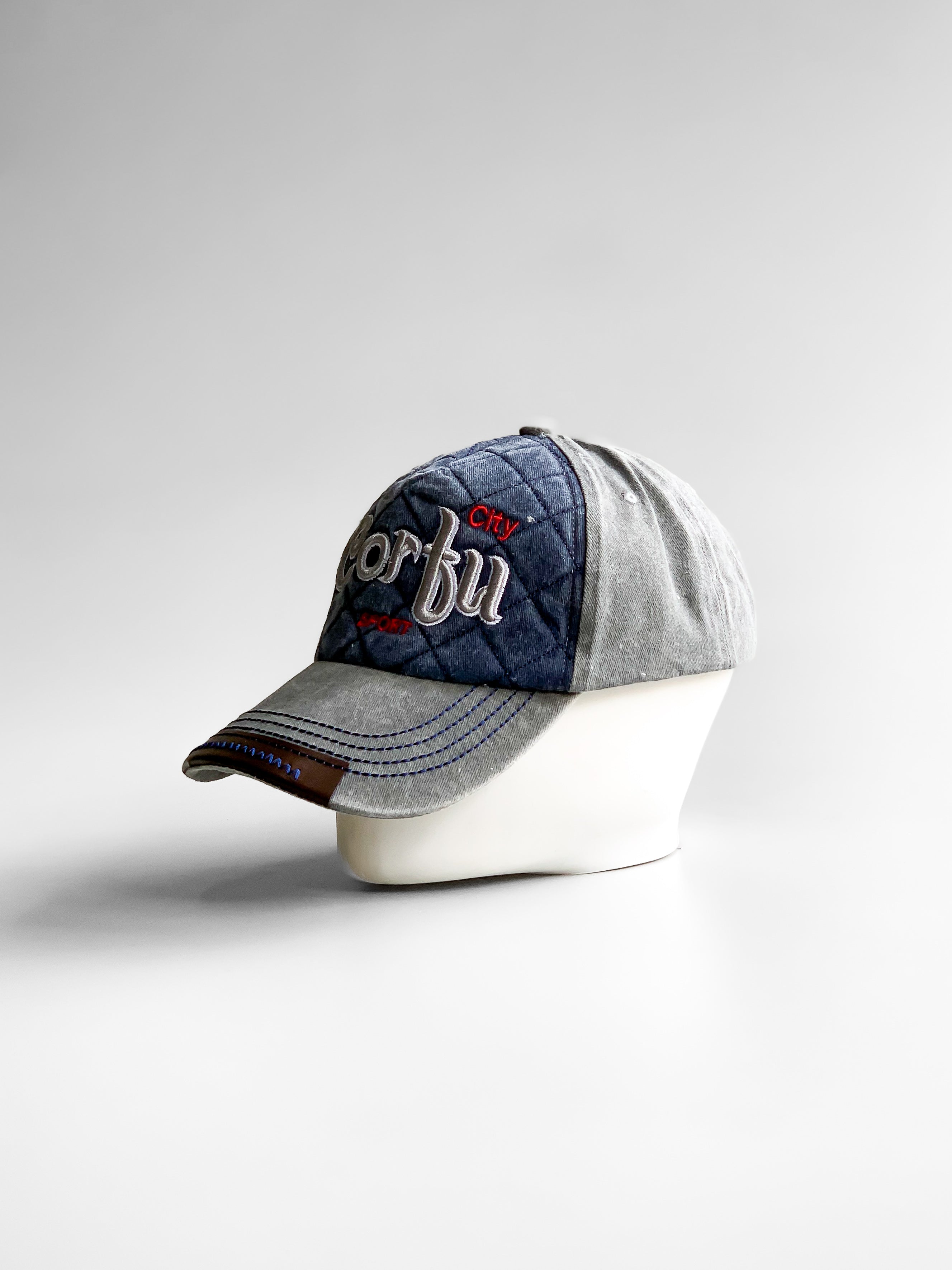 Corfu Olive Denim Cap