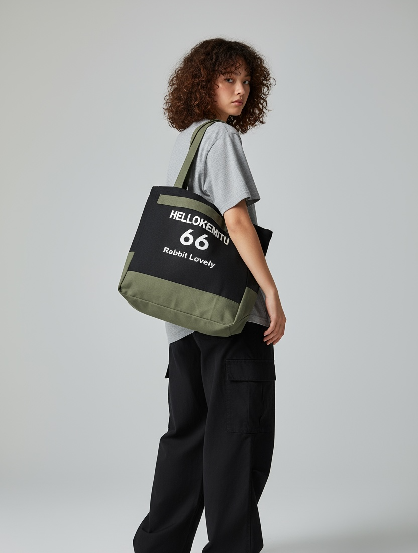 Hellokemtu Denim Tote