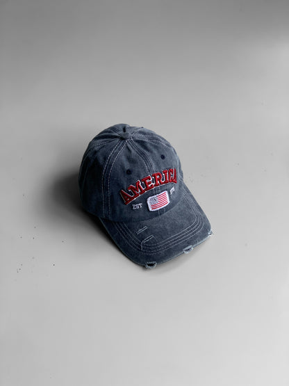 AMERICA EST denim cap