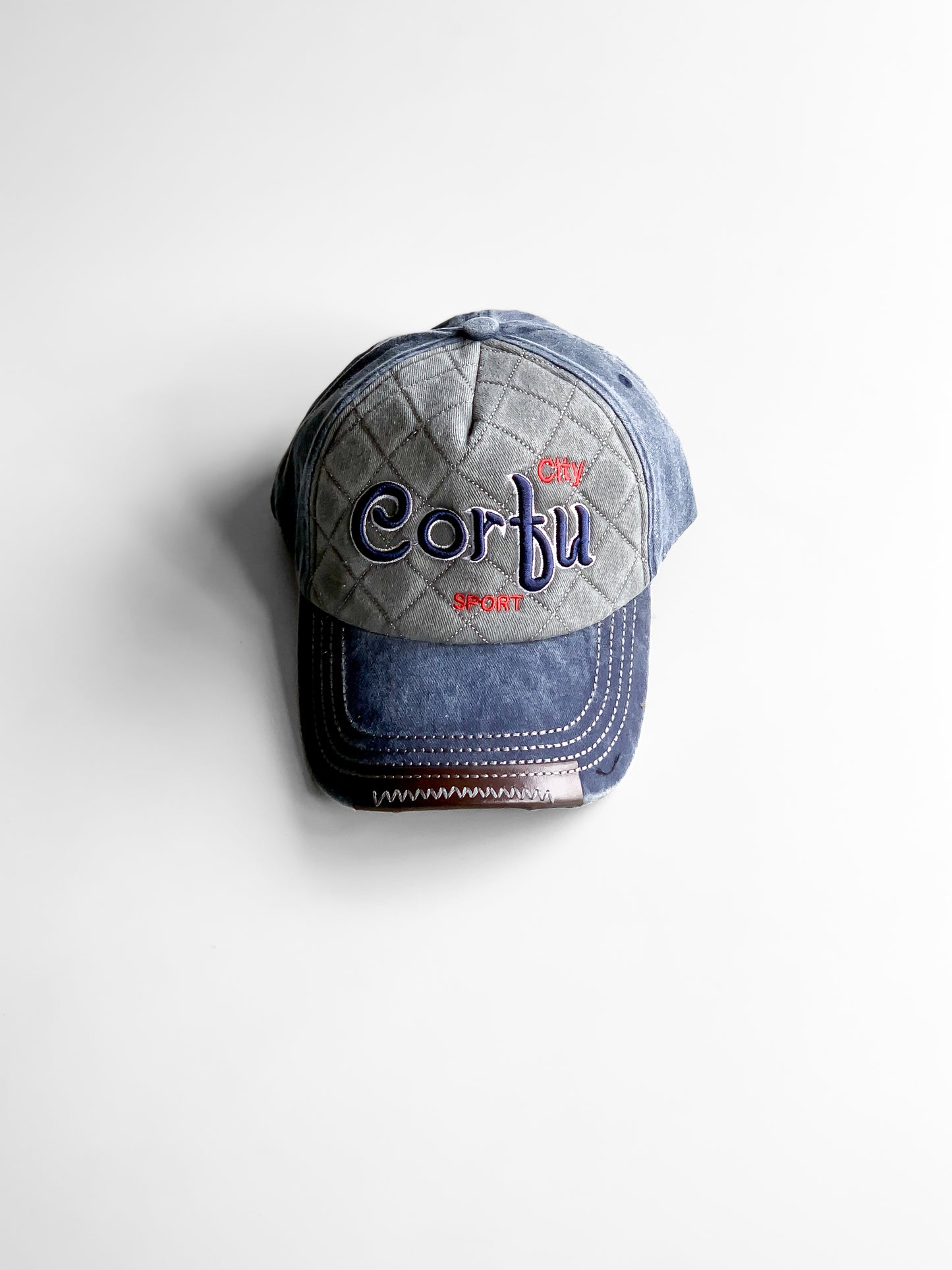 Corfu Olive Denim Cap