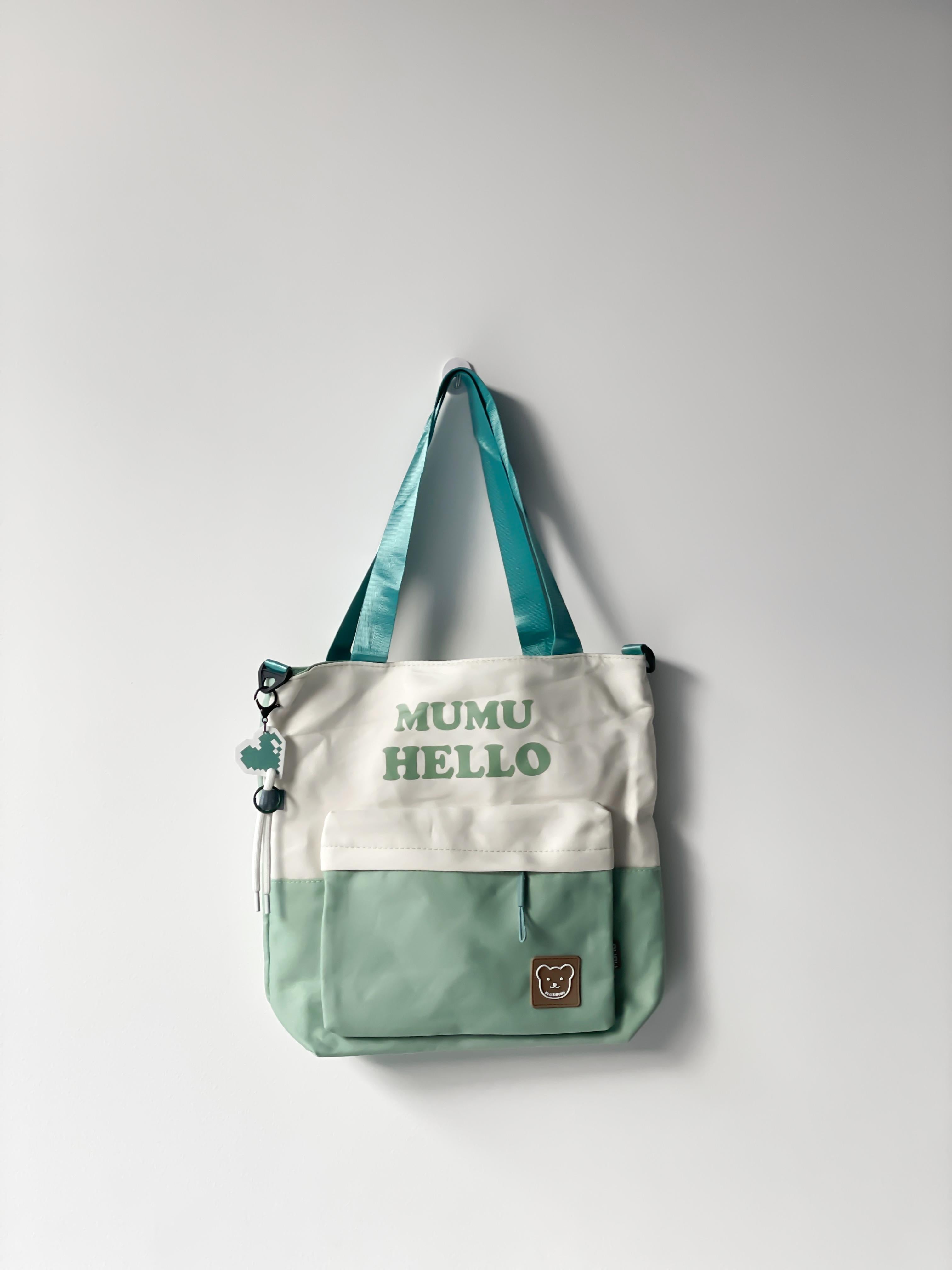 Mummu hello dual colour tote