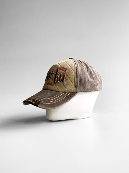 Corfu Olive Denim Cap