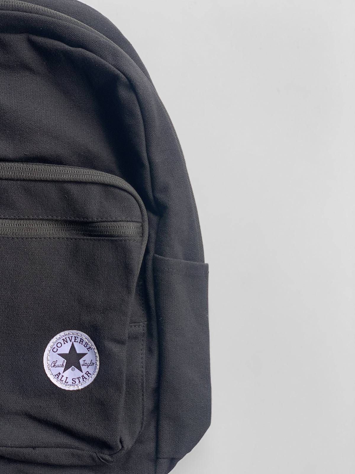 Canva Denim Black Backpack