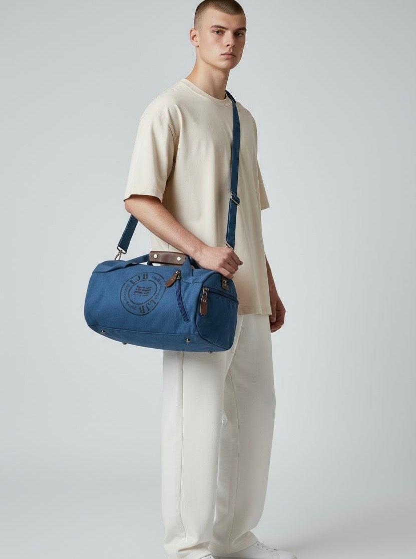 LGB Imp Denim Duffle Bag – LEVENK