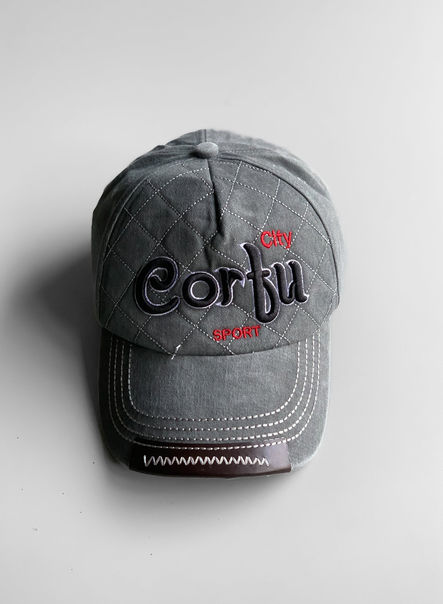 Corfu Olive Denim Cap
