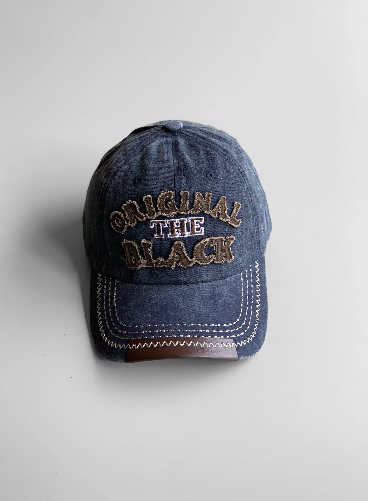Black Og Denim Cap