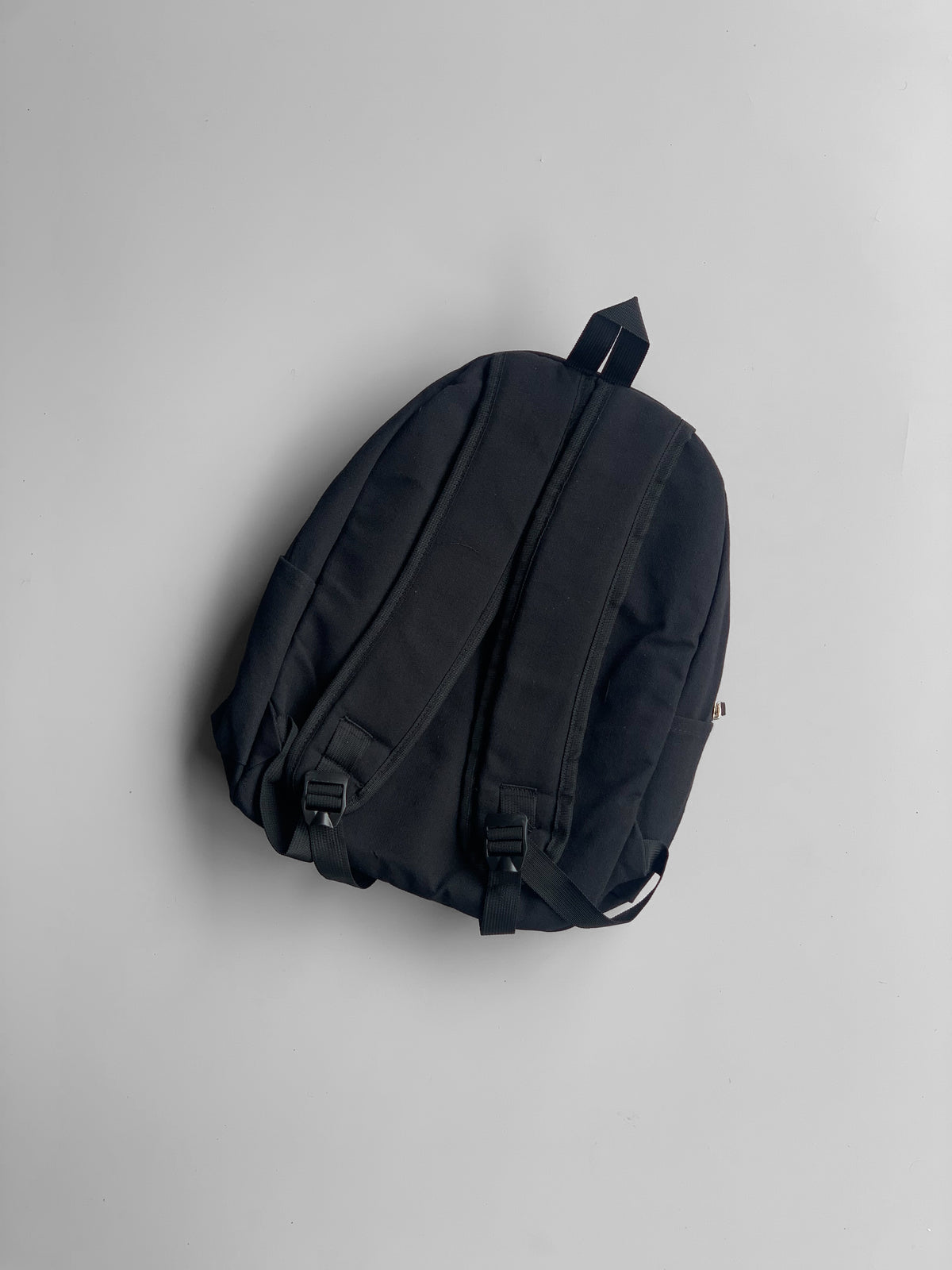 Canva Denim Black Backpack