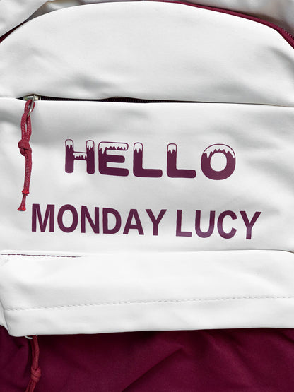 ML Hello Red Hue Backpack