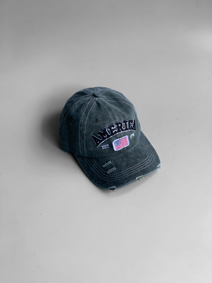AMERICA EST denim cap