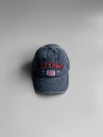 AMERICA EST denim cap