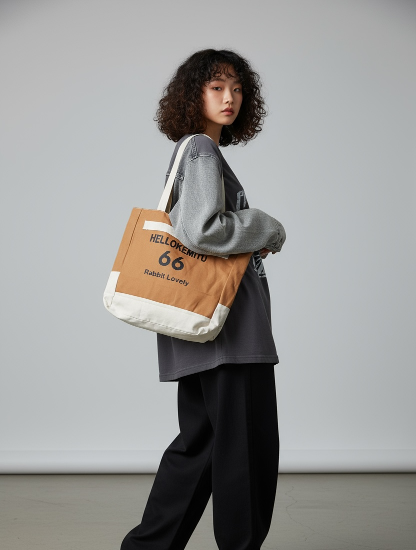 Hellokemtu Denim Tote