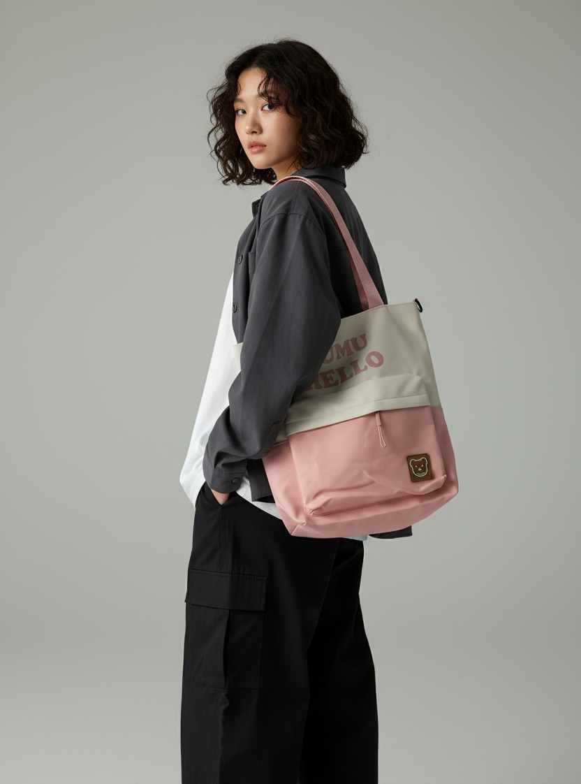 Mummu hello dual colour tote