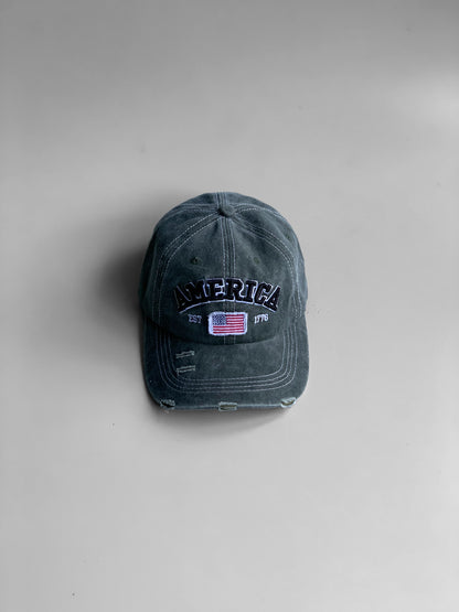 AMERICA EST denim cap