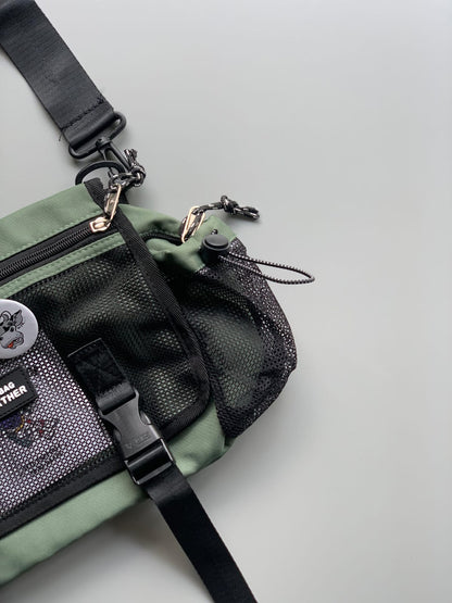 Feather Messenger Bag