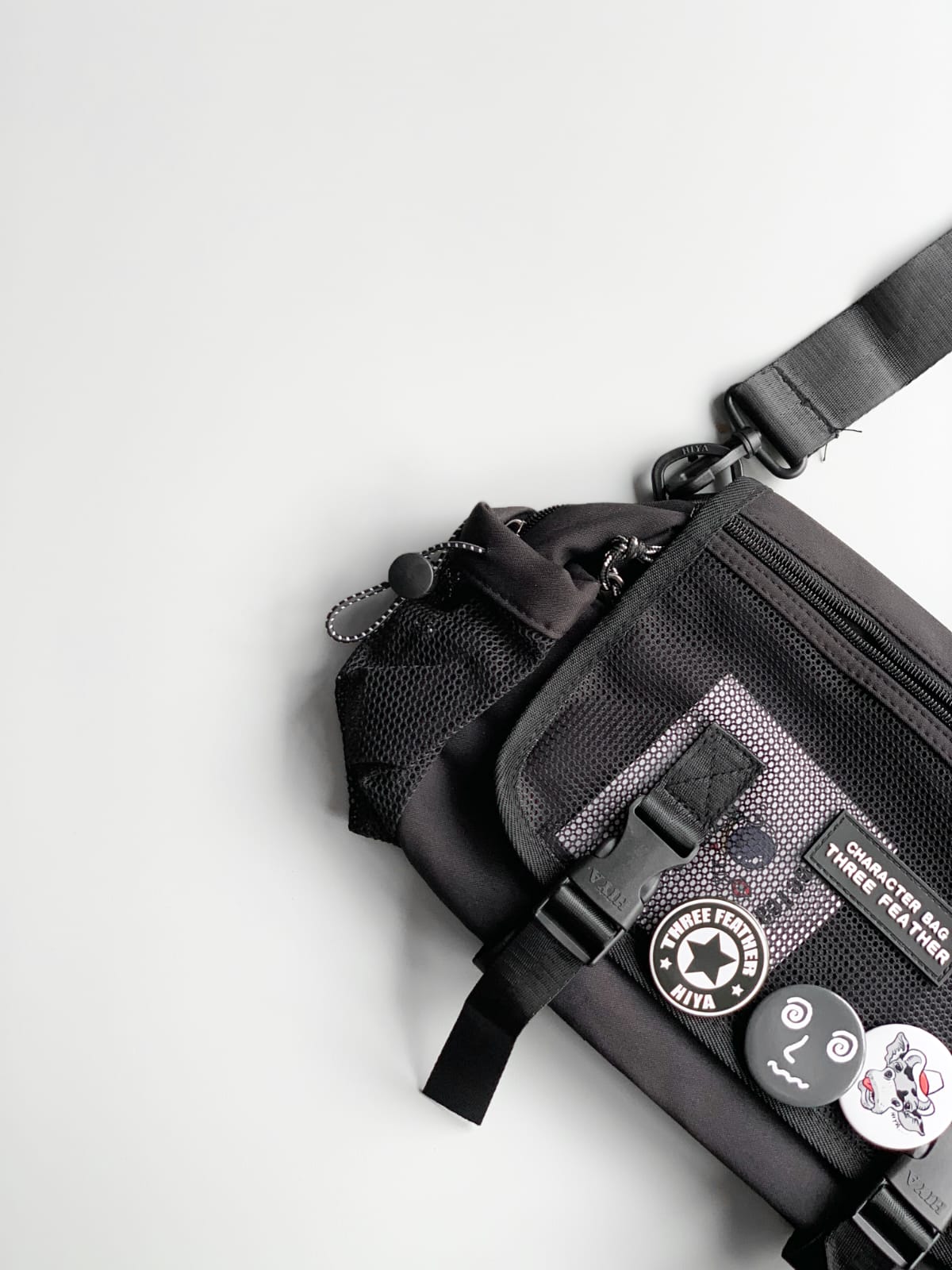 Feather Messenger Bag