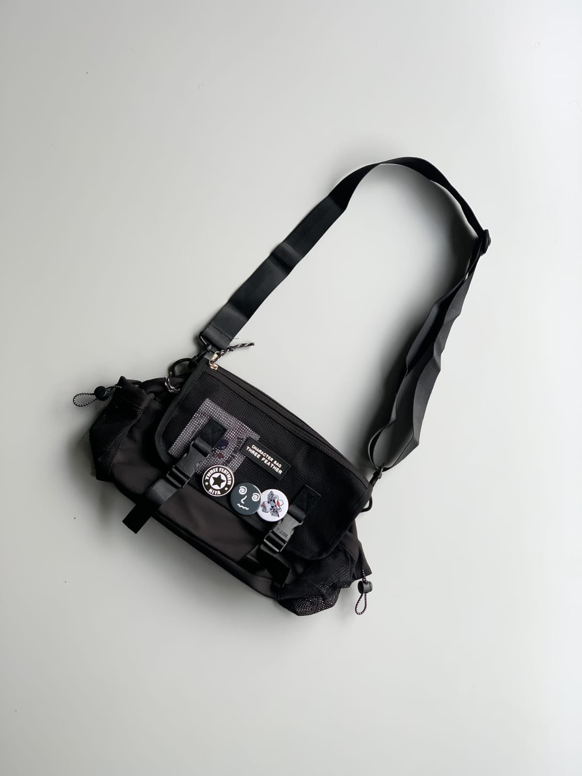 Feather Messenger Bag