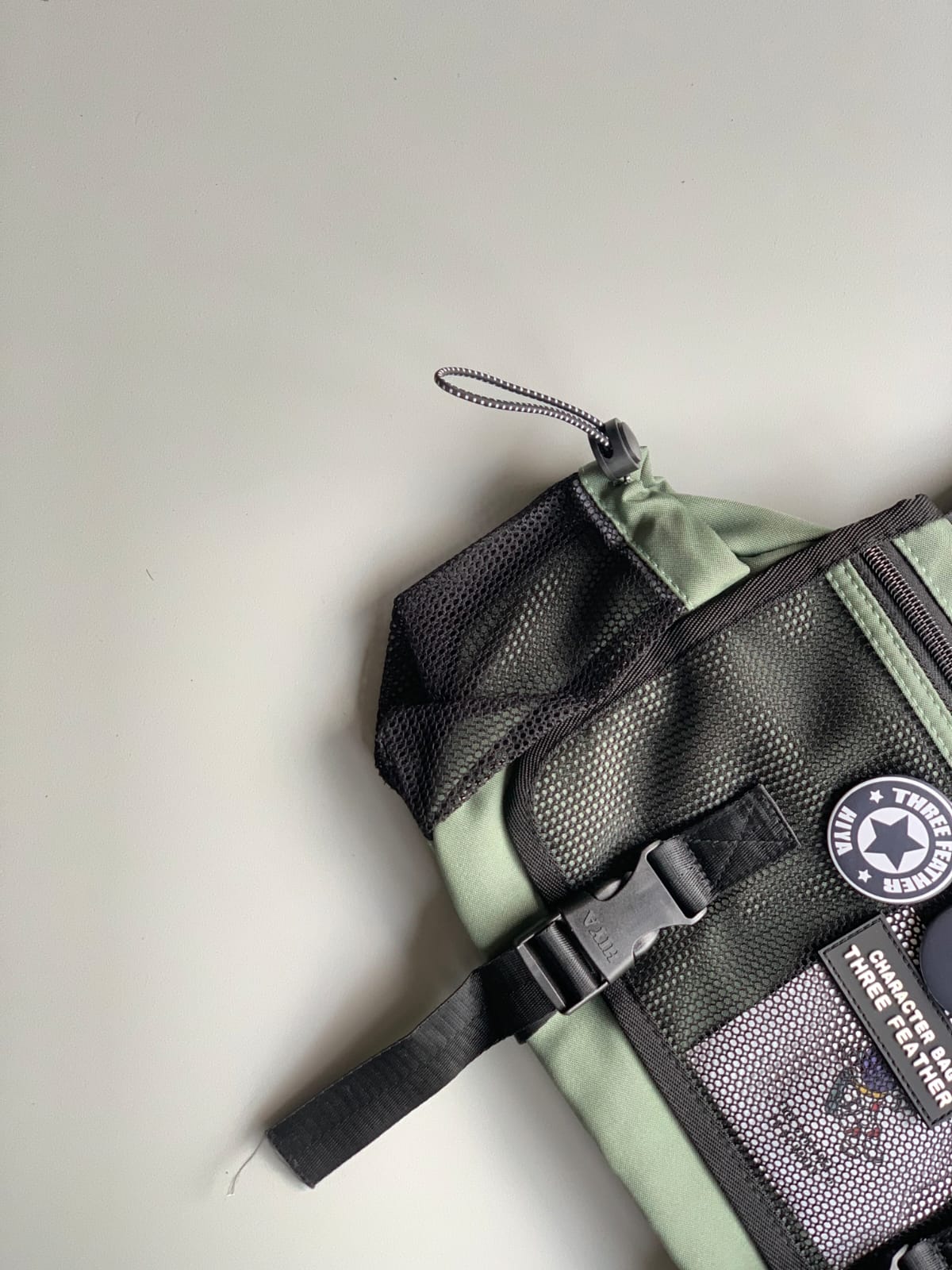 Feather Messenger Bag