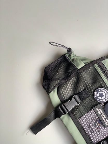 Feather Messenger Bag