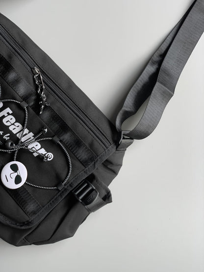 Three feather Messenger Bag